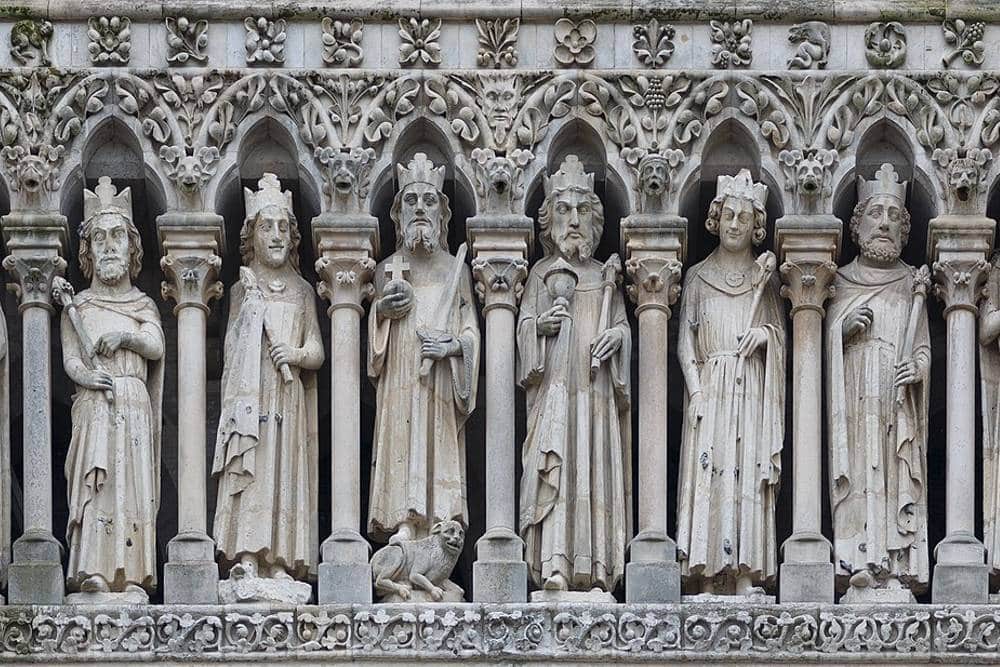 détails de la cathédrale d'Amiens