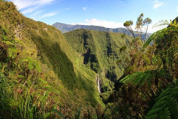 Cascade du Trou de Fer à l'île de la Réunion 