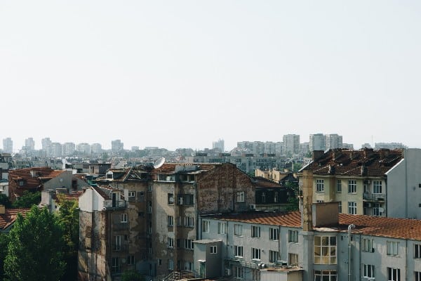 vue panoramique de la ville de sofia